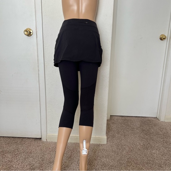 Athleta cuteness 2 in 1 skirt leggings Black size M - Picture 5 of 11